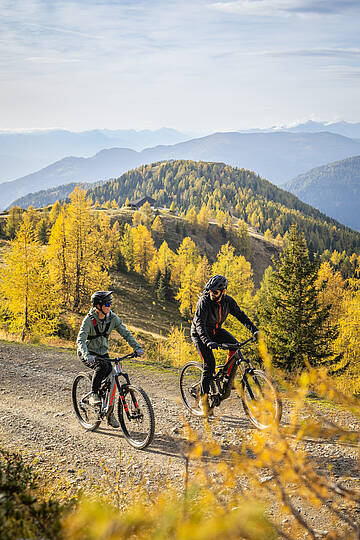 Biken im Herbst in Bad Kleinkirchheim © Gert Perauer_MBN Tourismus