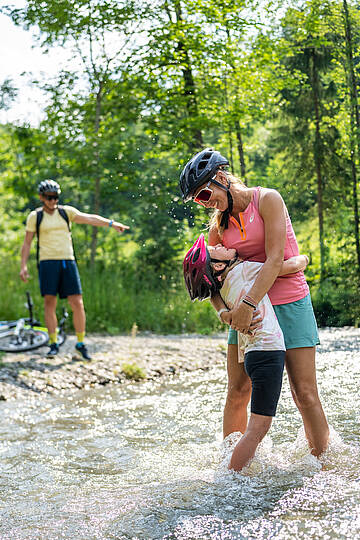 Radfahen mit der Familie © Gert Perauer_MBN Tourismus