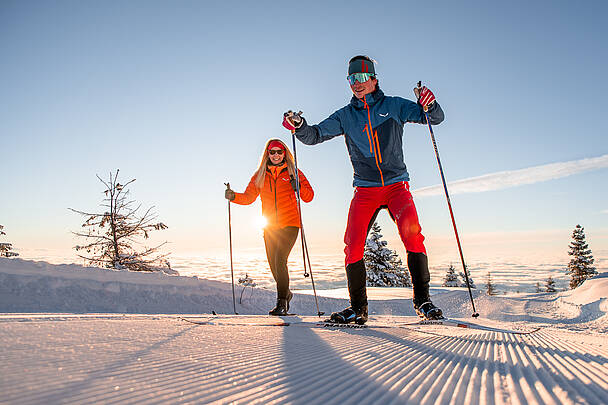 Langlaufen Hochrindl© Christoph Rossmann_MBN Tourismus