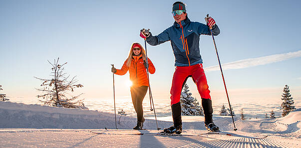 Langlaufen Hochrindl© Christoph Rossmann_MBN Tourismus