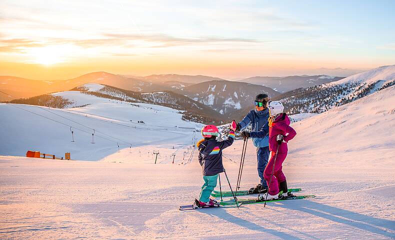 Skiurlaub mit Kindern am Falkert © Christoph Rossmann_MBN Tourismus