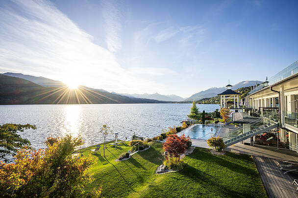 Badehaus Millstätter See im Herbst © Gert Perauer_MBN Tourismus