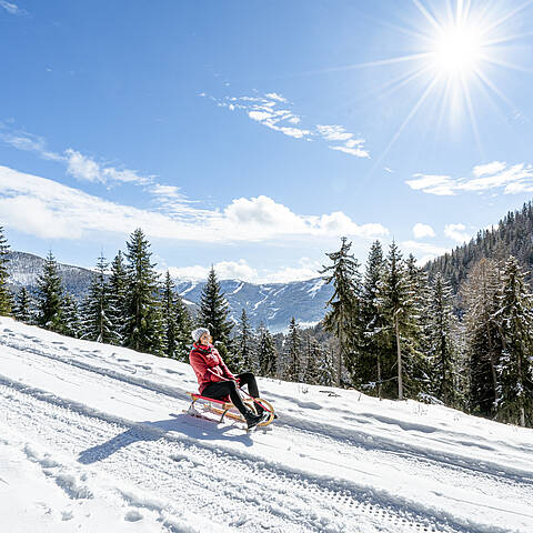 Rodeln in Bad Kleinkirchheim © Mathias Prägant_MBN Tourismus