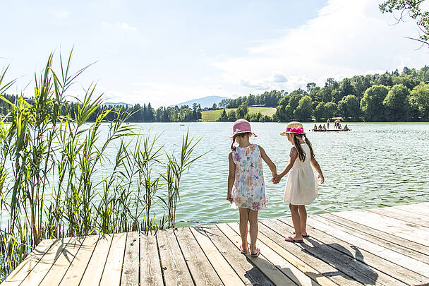 Maltschacher See mit Familie © Franz Gerdl_MBN Tourismus
